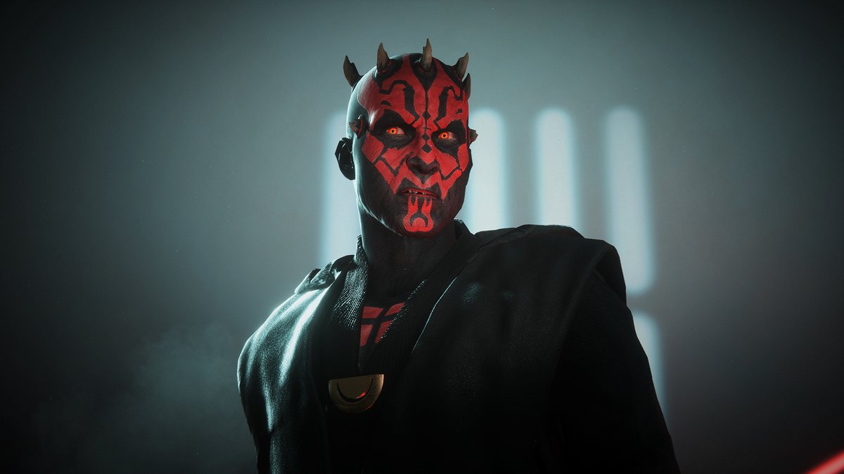 My first thought was to capture it in the menus. Don't do that often, as the camera movements are very limited - but for the bust shot I had in mind here, it seemed good enough.However, I couldn't get Maul to look the way I wanted, so ended up deciding against it.