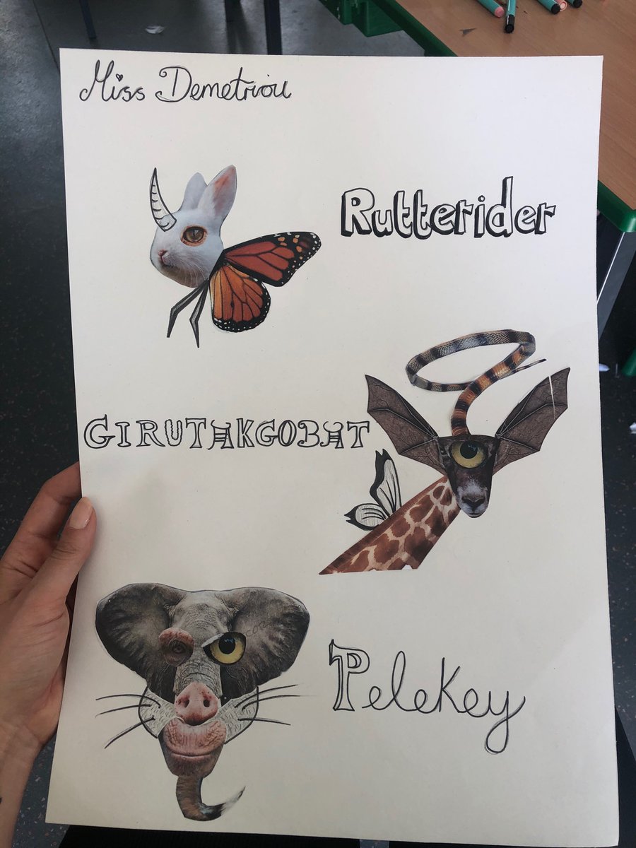 The Mount Stewart Schools On Twitter Week 5 Of The Stayathomeartchallenge Design And Create Your Own Mythical Creature The Children Used A Combination Of Their Drawing Skills And Collage Skills To Create