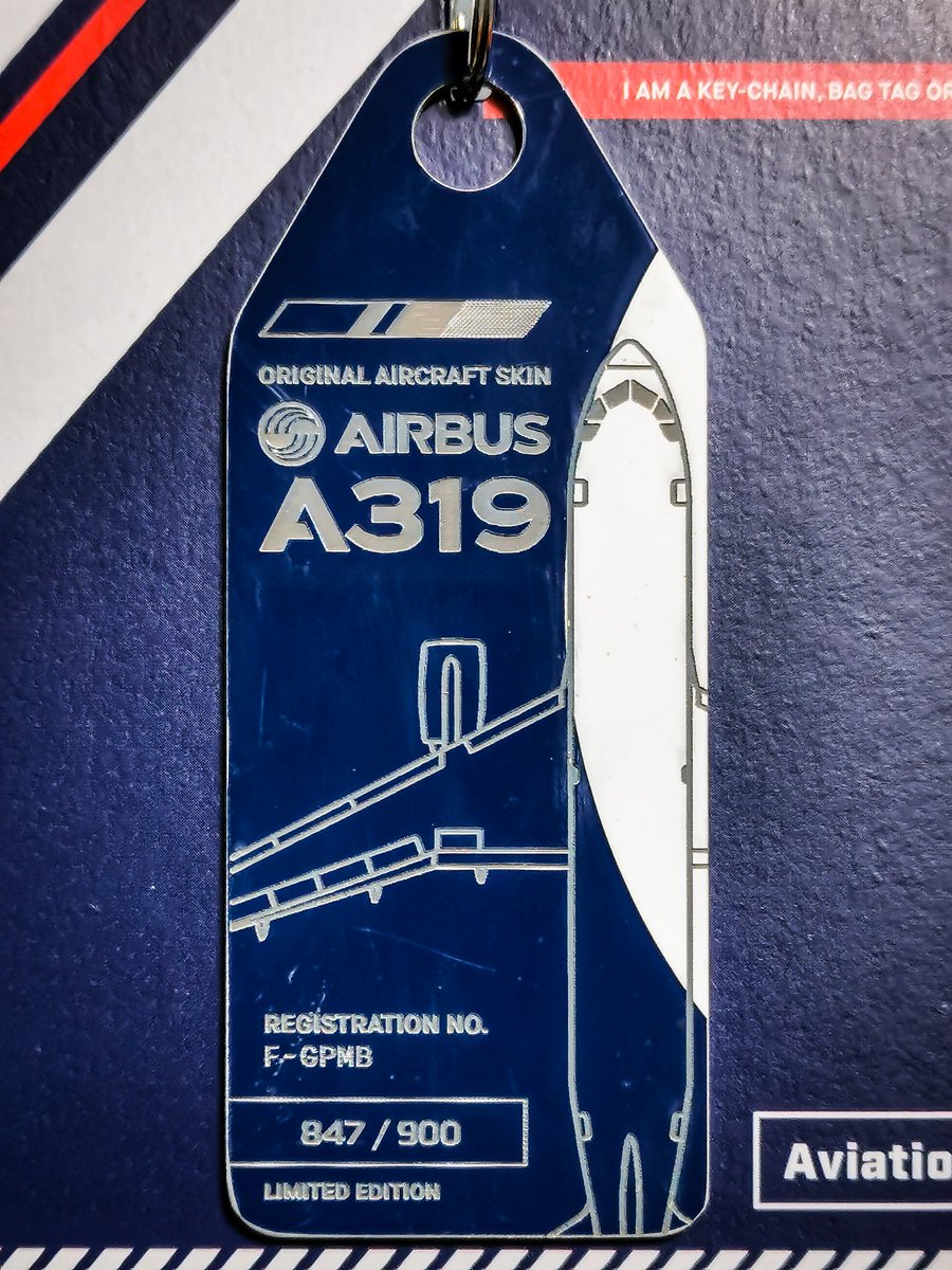 raptorclans's tweet image. Thank you @aviationtag_com!! These tags are simply beautiful! My first bi-color tag and also first cargo plane tag. Speediest delivery ever, even my previous order 3 weeks ago hasn't arrived, @DHLexpress is amazing!

#aviationtag #airbus #airbusa319 #a319 #boeing #boeing757 #DHL