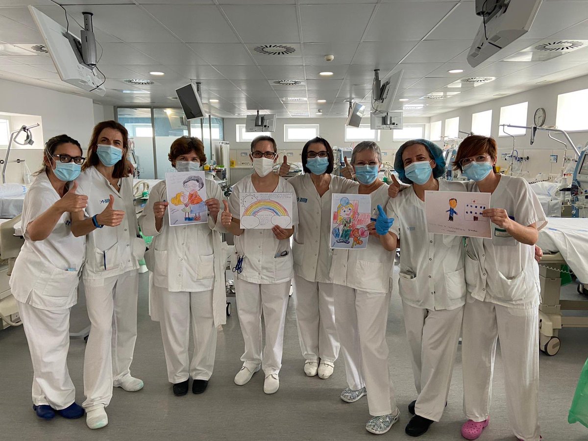 El personal sanitario del San Pedro agradece a nuestros alumnos sus mensajes de ánimo a los pacientes que no pueden recibir visitas: "Gracias chavales. ”Esto lo superamos juntos!”