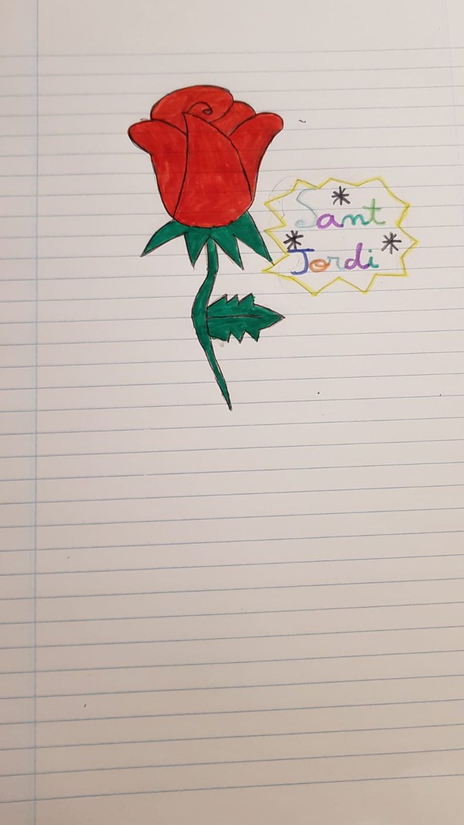 #SantJordi2020 arriben #roses   solidàries als nostres amics ancians de part dels nens de l'escola de la pau de @santegidio_ES  #FelizSantJordi  @santegidionews @jovenesxla_paz