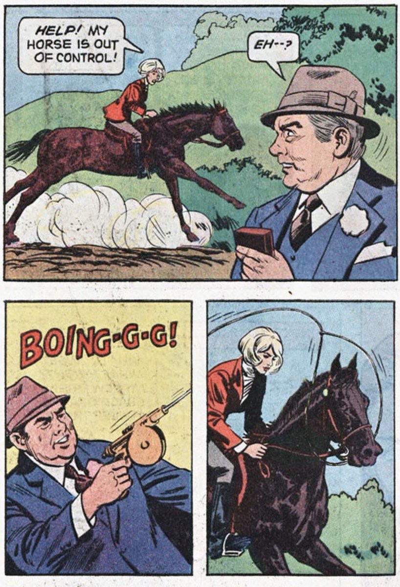 When only a boing noose can calm a horse