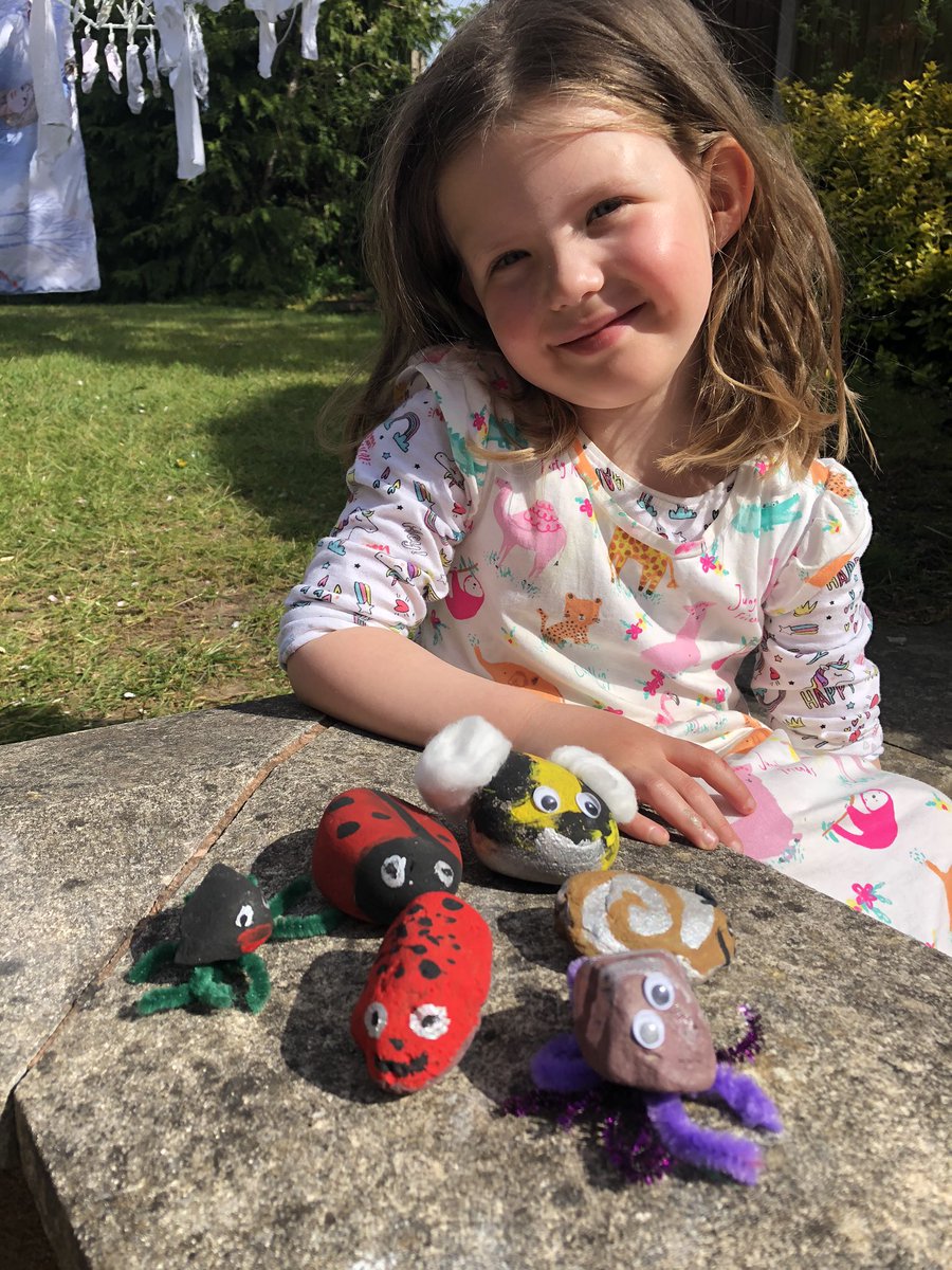 sarastaf's tweet photo. Mini beasts! Rock bugs @BextonPrimary https://t.co/gJ3ltT3Czj