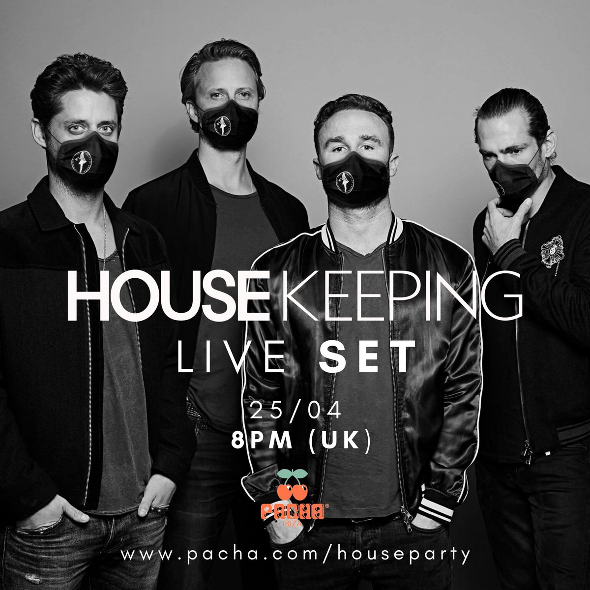 We are super excited to be part of  Pacha House Party. Join us this Saturday from 8pm on zoom for an amazing event. We are raising money for the Red Cross in Ibiza. All info at pacha.com/houseparty
#pachahouseparty