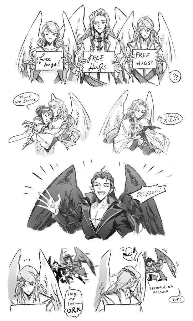 Finished watching playthroughs of the tellius games a while back!!! Here's some random doodles :D (with extra naesala+reyson+tibarn trio cos they're hilarious lol) 