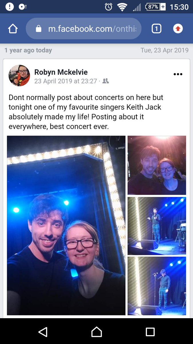 robsterm98's tweet photo. A year ago I went to the most incredible concert ever, my favourite singer @keithjack. Today we're in lockdown &amp; I'm losing my mind. Yeah I prefer a year ago 🎶 https://t.co/l27RMCGeVO