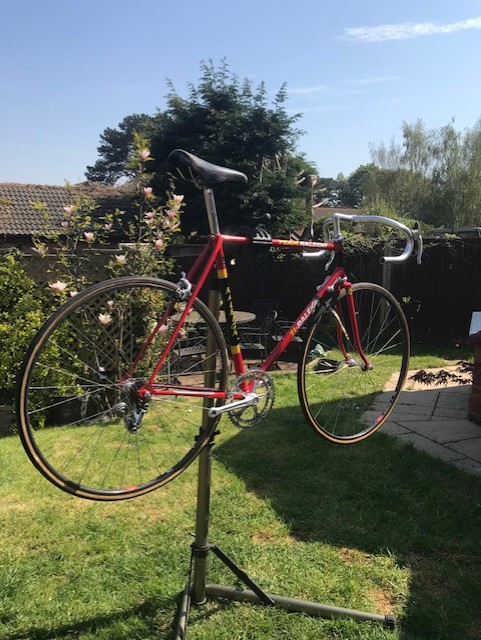 DevonCarers's tweet photo. Third day of our #StayAtHomeActivities Stuart has been using the time at home to check his bicycle is road safe, could you find the time to do the same? For some tips on general basic bike maintenance visit: https://t.co/V1vNDw705w  #EveryMindMatters https://t.co/yvV3G4DIA9