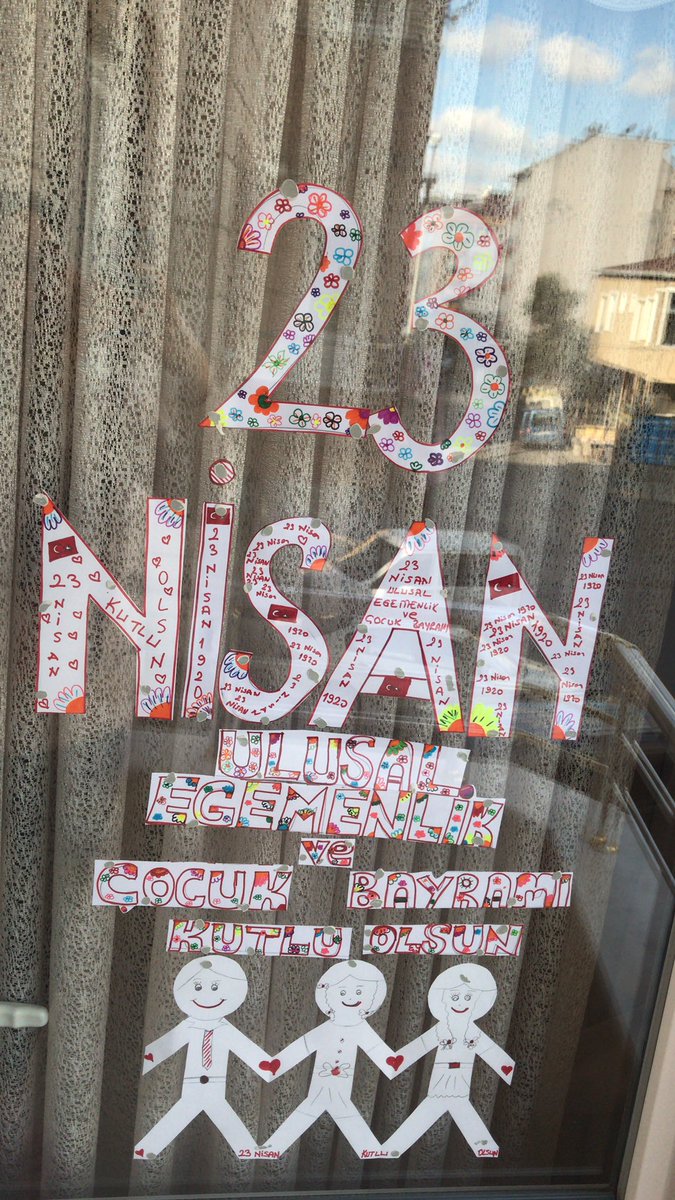 #penceremdebayramvar🇹🇷❤️🥰🎈 #yirmiüçnisankutluolsun 🎊