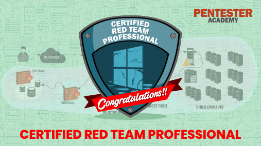 SecurityTube's tweet photo. Congratulations to Dino from @telspacesystems for clearing our Certified Red Team Professional exam! #ADLab #CRTP cc @nikhil_mitt https://t.co/kkoVQ430Ix https://t.co/JaGG9n9NUm