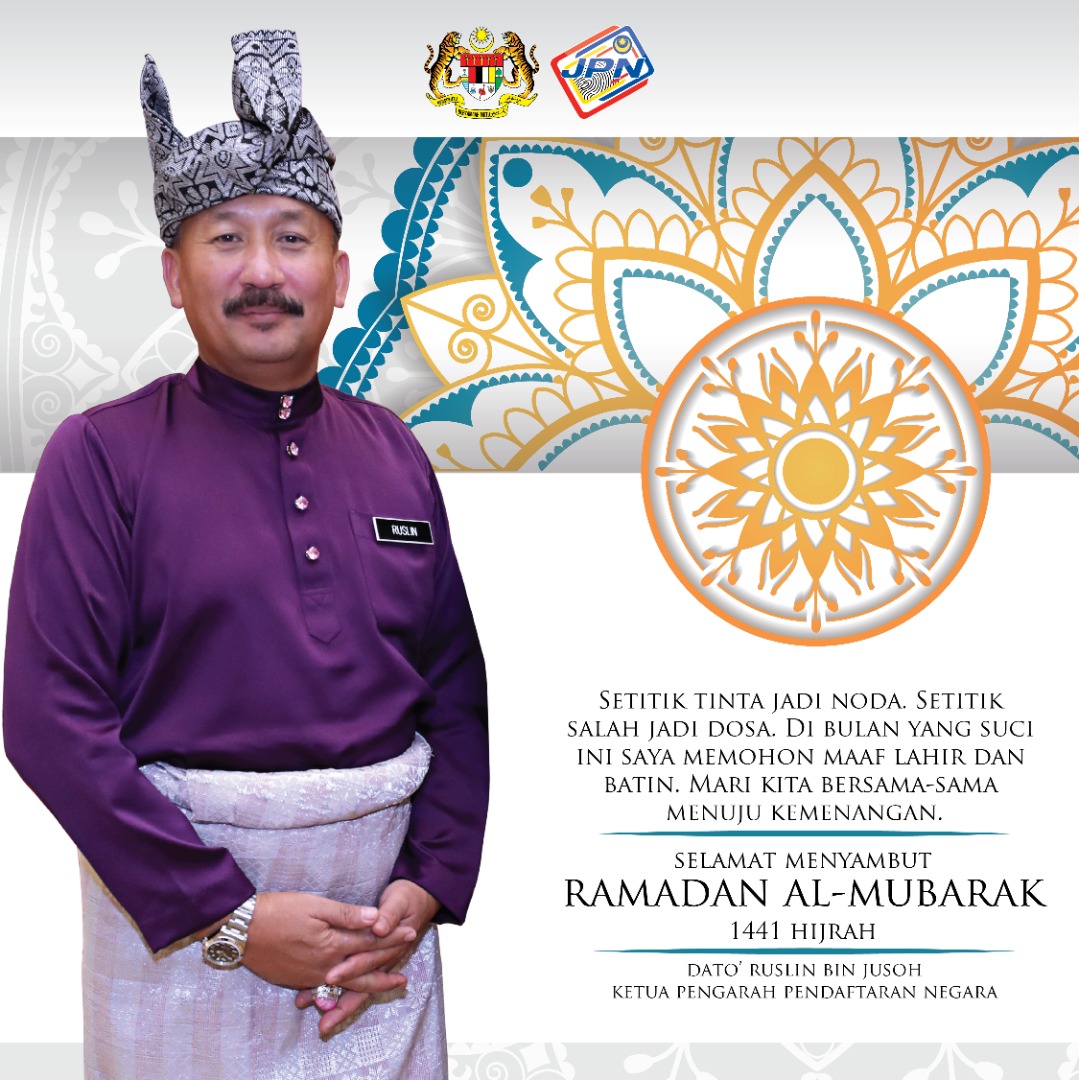 kpjpnm's tweet photo. Selamat Menyambut Ramadan Al-Mubarak kepada semua warga kerja Jabatan Pendaftaran Negara serta umat Islam di Malaysia.
#jpnm https://t.co/dPElQP9p3v