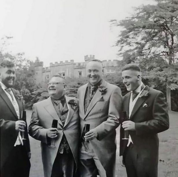 Condolences to NHS hero David Courtney-Williams. The 48 year old charge nurse in Swansea recovered from a coma with Covid-19, to hear his partner Steven (wearing glasses) had died of the virus. The couple are pictured on their wedding day.  #NHSheroes  https://www.walesonline.co.uk/news/wales-news/coronavirus-covid-19-singleton-hospital-18132214