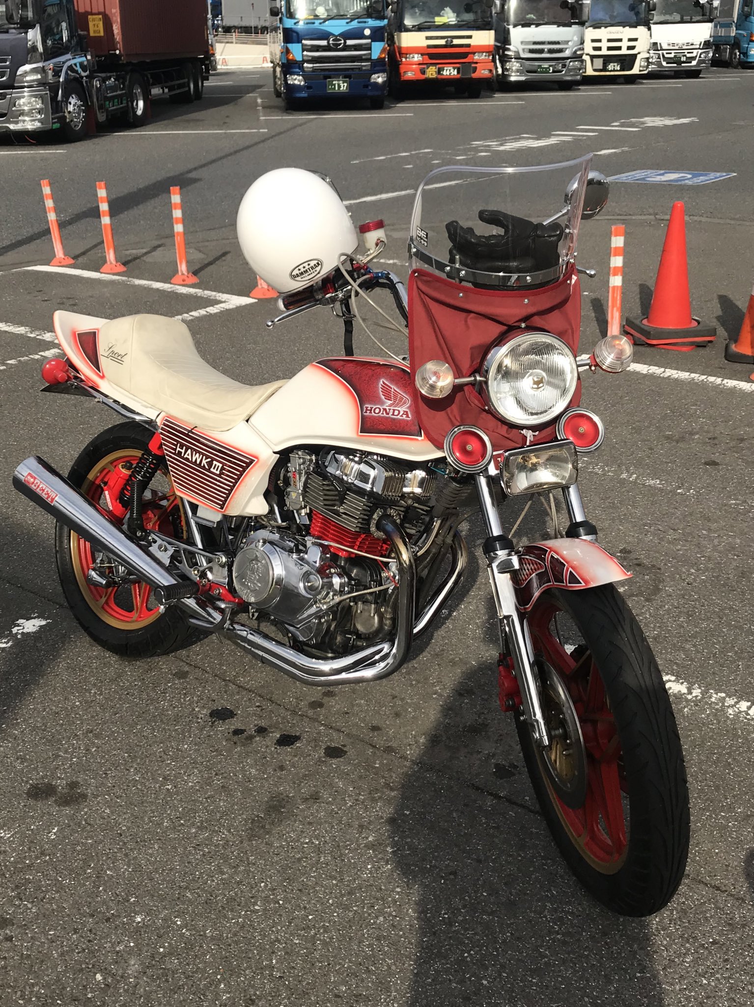 俺のマシンホーク3バブおまけ風防 えいち君//赤風防&赤ブーツの鷹🦅 on