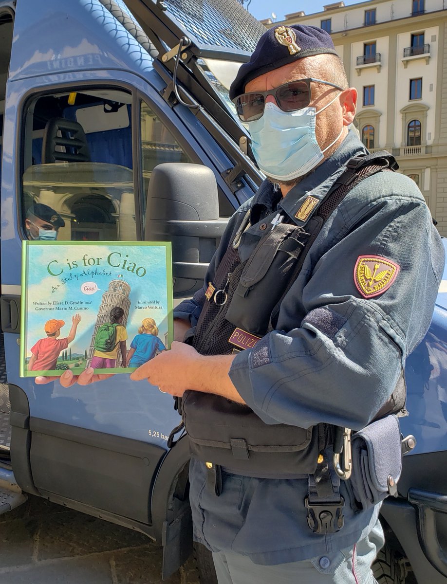 audreymitnick1's tweet photo. Today more than ever, on #WorldBookDay readers of all ages should read, listen, and hold books! Still locked down in Firenze, I'm celebrating with C is for Ciao! by the late Governor Mario M. Cuomo &amp; Elissa Grodin from our Discover the World series. @SleepingBearBks @ChrisCuomo https://t.co/9sywd0FL1W