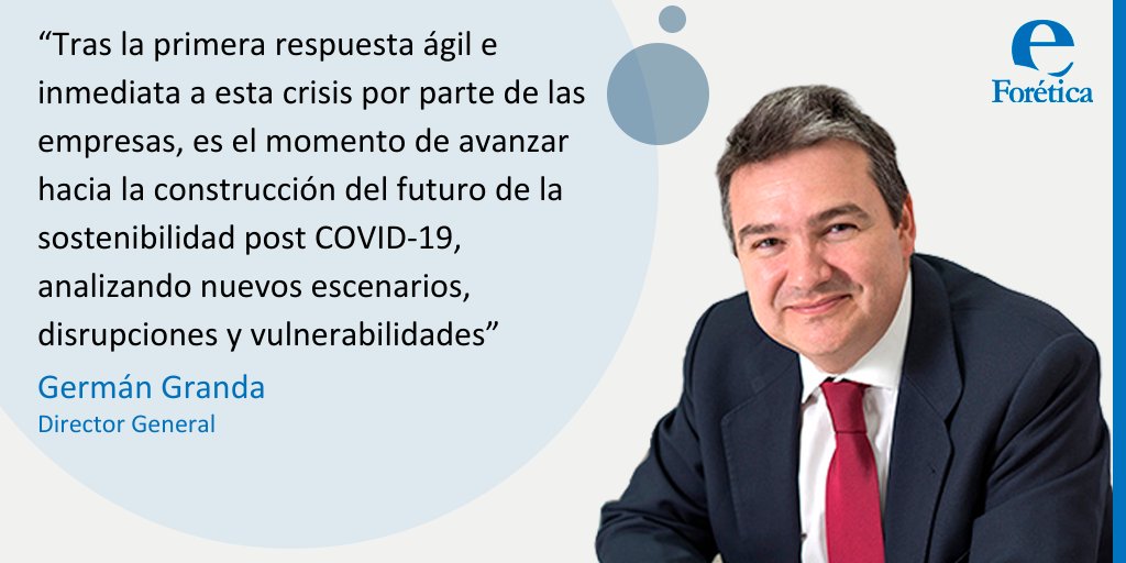 foretica's tweet photo. Lanzamos la alianza empresarial sobre el “Futuro de la sostenibilidad post #COVID19” en colaboración con nuestra red de socios, compuesta por más de 200. Además, colaboramos en el proyecto global sobre impacto a largo plazo como partners de @wbcsd 

➡ https://t.co/jZq5X2ncOq https://t.co/kzXRSKQUdK