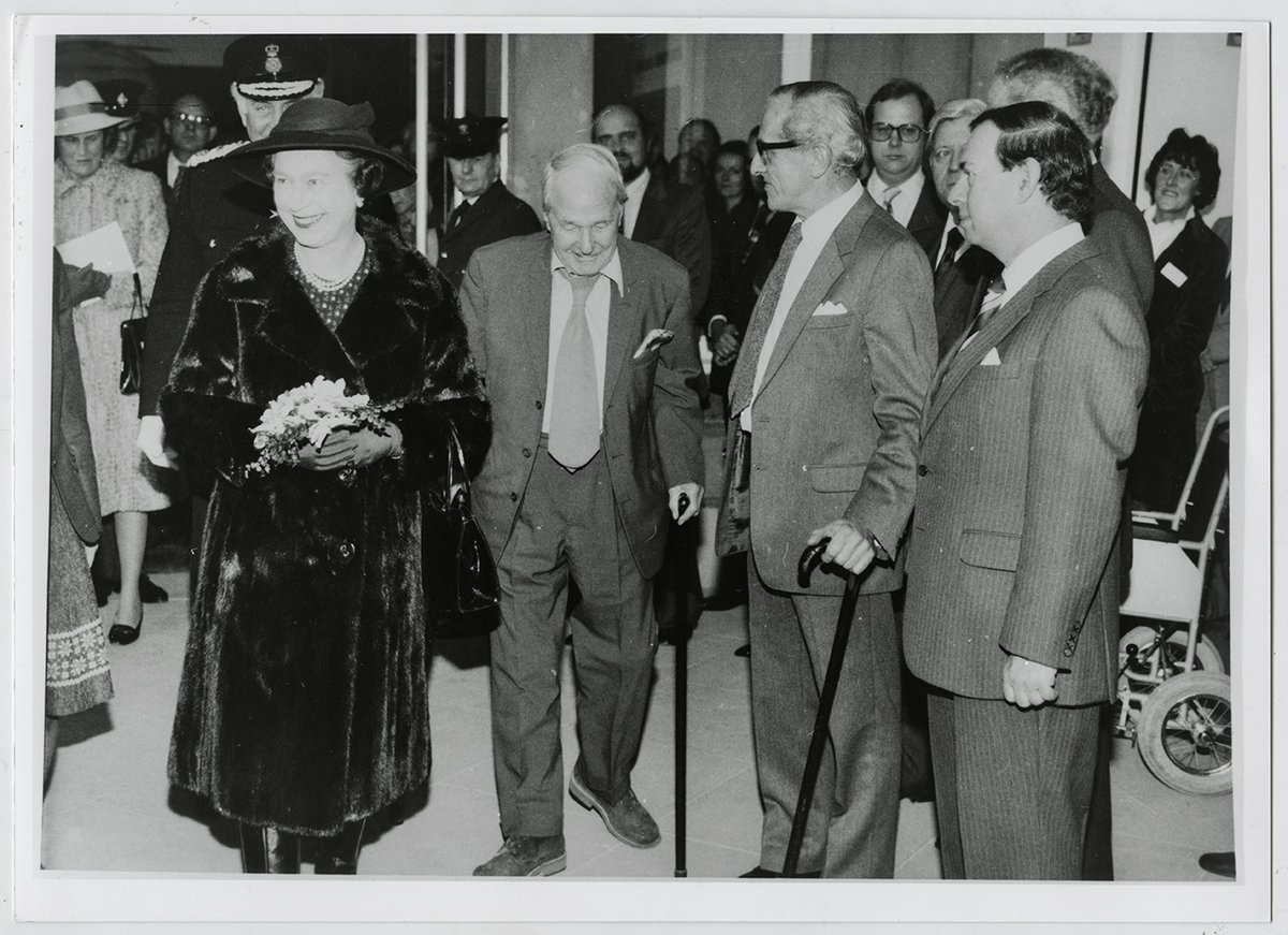 The Henry Moore Centre for the Study of Sculpture was officially opened by Queen Elizabeth II on 26 November, 1982.Its aim was to further the study of sculpture in Leeds, with a library, archive, sculpture acquisitions and exhibitions with funding provided by the  @HenryMooreFDN