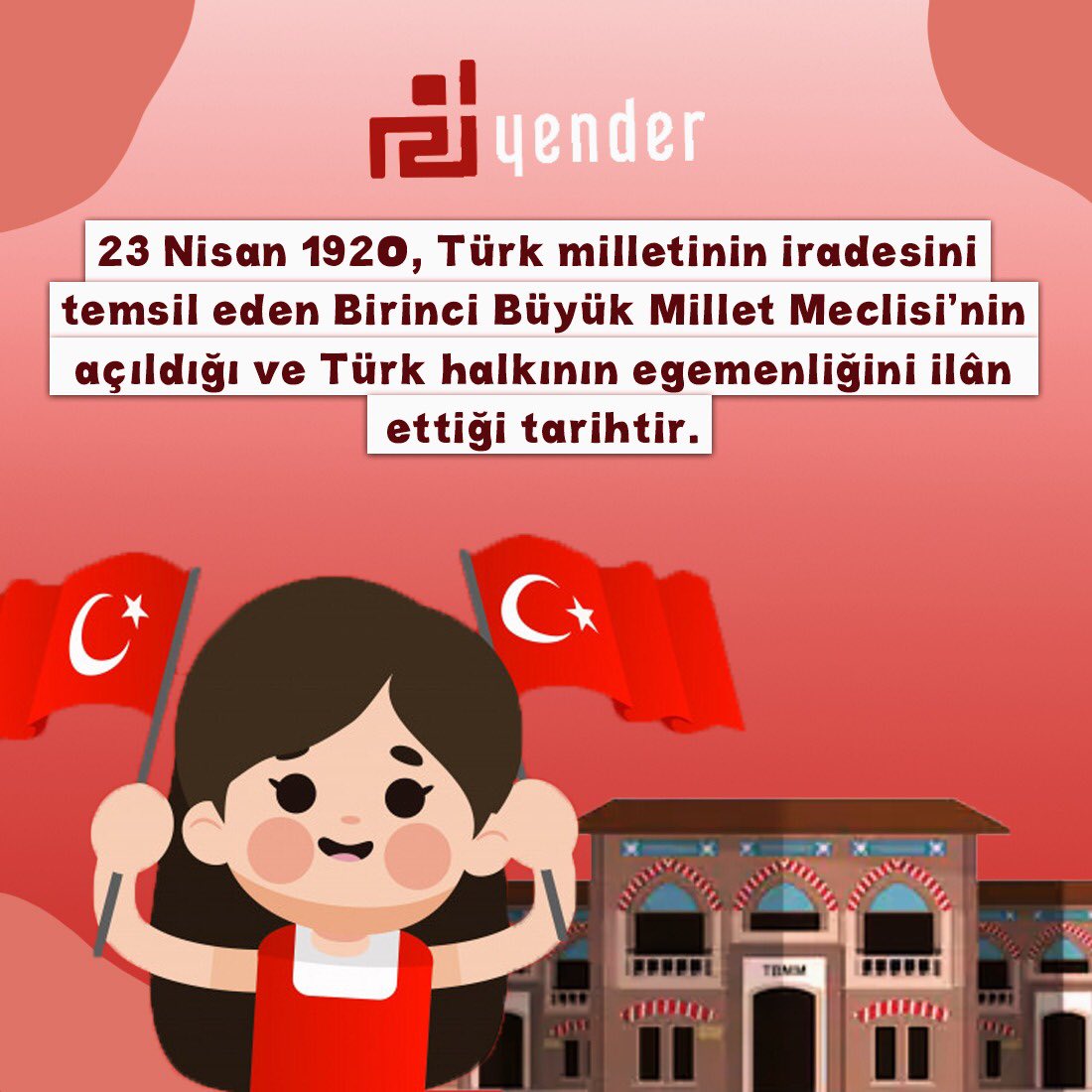 tryender's tweet photo. ”Yarının teminatı olan çocuklarımıza yarının gözüyle bakalım ki yarınlarımız aydınlık olsun 23 Nisan Ulusal Egemenlikve Çocuk Bayramınız Kutlu Olsun.” #23NisanKutluOlsun #23NisanUlusalEgemenlikveCocukBayramı #bayram https://t.co/igjri1rJEh