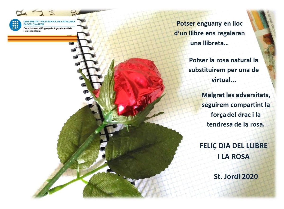 DEAB_UPC's tweet photo. Bon Sant Jordi a tothom!
#SantJordiUPC20 #SantJordi2020 #SantJordiConfinat https://t.co/QSks8PyWr8