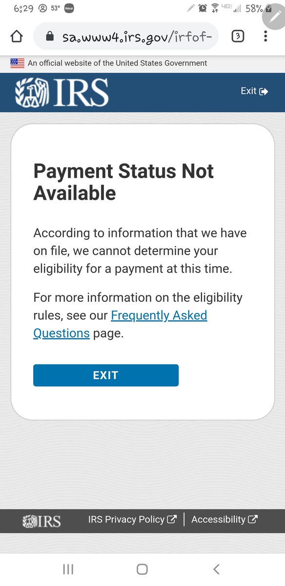 nanaof293's tweet photo. Another day of "Payment Status Not Available"..... I just want to enter my DD info or at least know when I will receive a check. So frustrating! 😡 https://t.co/f0wcU5c31C