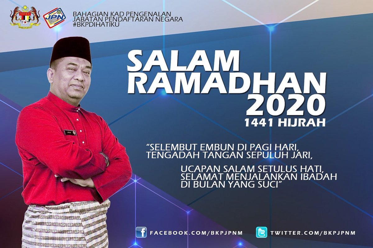 Uzivatel Bhg Kad Pengenalan Na Twitteru Selamat Menyambut Ramadhan 1441 H Selamat Berpuasa Buat Semua Dan Semoga Amalan Kita Diterima Di Sisi Alllah Swt Bkpdihatiku Https T Co Zkod4kuas6