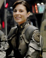 BSGmuseum's tweet photo. Where do we begin w/ Racetrack? Talented Raptor Pilot with a knack for finding nebulas, planets, resurrection ships and -in the end- perhaps redemption because of that whole saving humanity thing. Thank you, @leahcairns, stay strong! #frakcancer #BSG #BattlestarGalactica #BSGSYFY https://t.co/8owl37kgz8