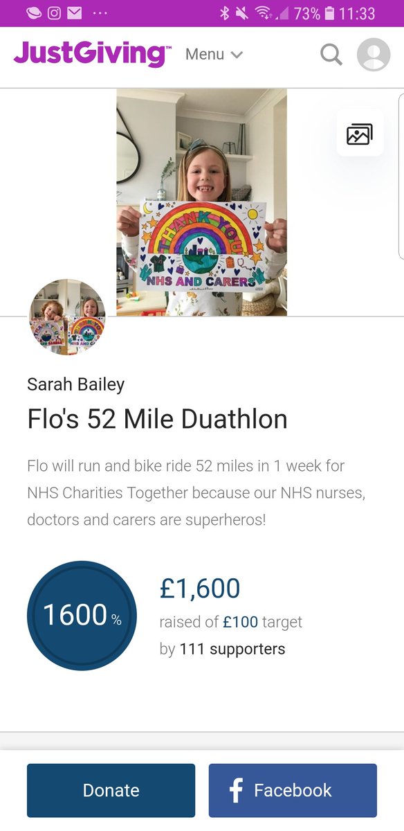 EmmaPryor6's tweet photo. My 6 year old neice from Worsley, Manchester is doing a 52 mile duathlon in a week to raise money for the NHS. She is 34 miles in, 18 to go and has raised £1600 so far. Please support her! @familymanc @BBCNWT @thismorning @HelenSkelton @Nell_McAndrew @BritishTri https://t.co/DIJt1U2jiE