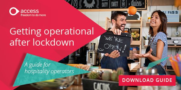 Getting operational after lockdown: A guide for hospitality operators.

Download our free planner to get back operational once lockdown ends and hospitality venues reopen. bit.ly/2VLI3rW