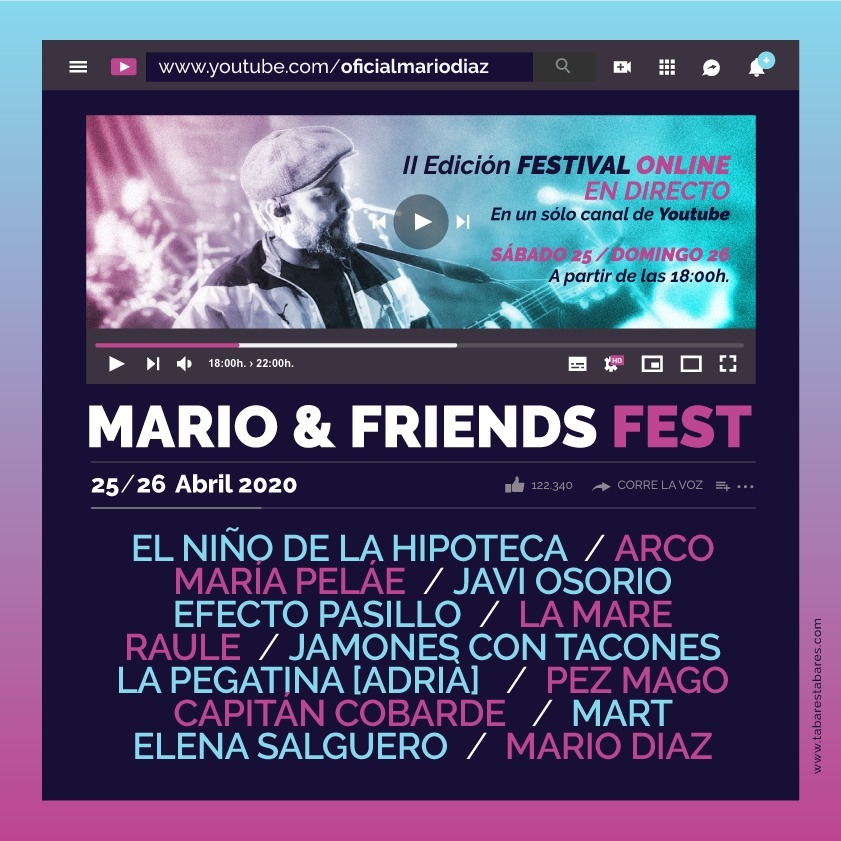 mariodiazmusica's tweet photo. 💥💥¡De momento este es nuestro cartel definitivo!💥💥
 ¡Está segunda edición viene cargada de sorpresas!
¿Con quien vais a verlo?👀 #MarioDiazconcierto #MarioAndFriendsFest https://t.co/ZjLsD03zpg