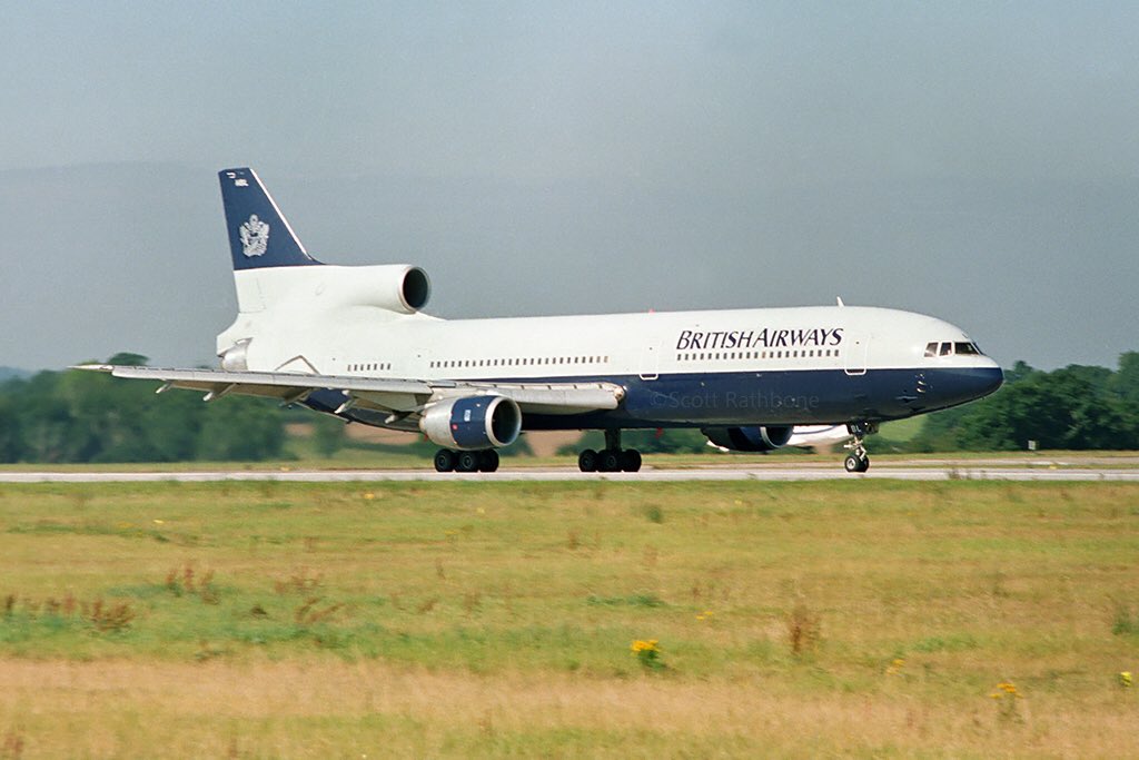 #TBThursday some Tristars at Manchester in the 90’s. @tri_jet