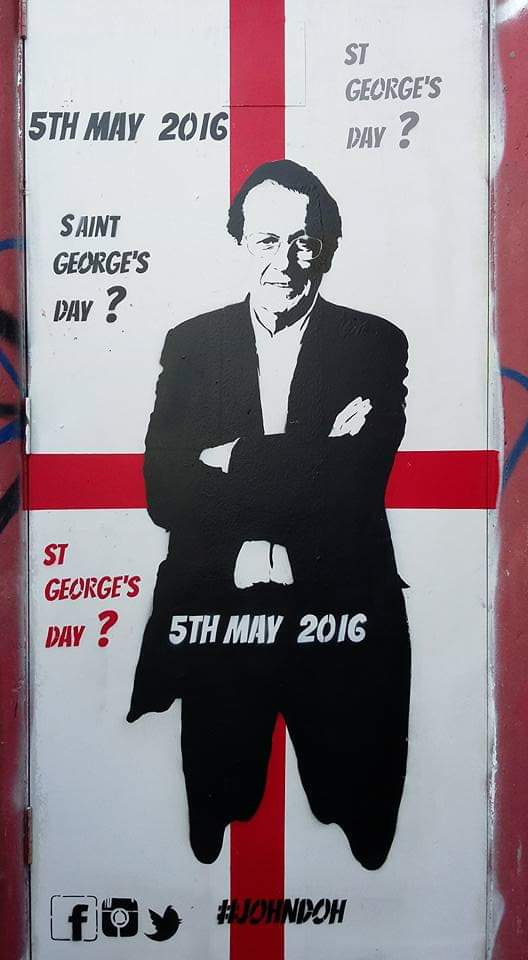 JohnDohArt's tweet photo. Happy #SaintGeorgesDay #bristol An old one from 2016 #StayHome #staysafe #georgeferguson ❤ @GeorgeFergusonx @BristolLive @BristolBestof @bristol247 @BristolLive @madeinbristol @BristolLifeMag @bbcrb #bristol https://t.co/gsXHMnUHkR
