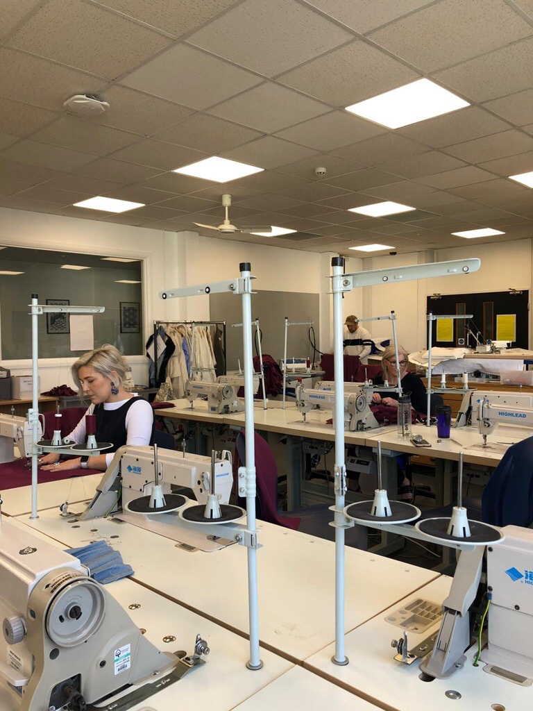 uniofglos's tweet image. Fantastic Fashion Design graduates, Emilie and Kate, returned to Park campus this week to work alongside teaching staff from the course who have been sewing new scrubs for local NHS workers! 

Hear more from them on @BBCGlos at 2:10 this afternoon! #WeAreTogether