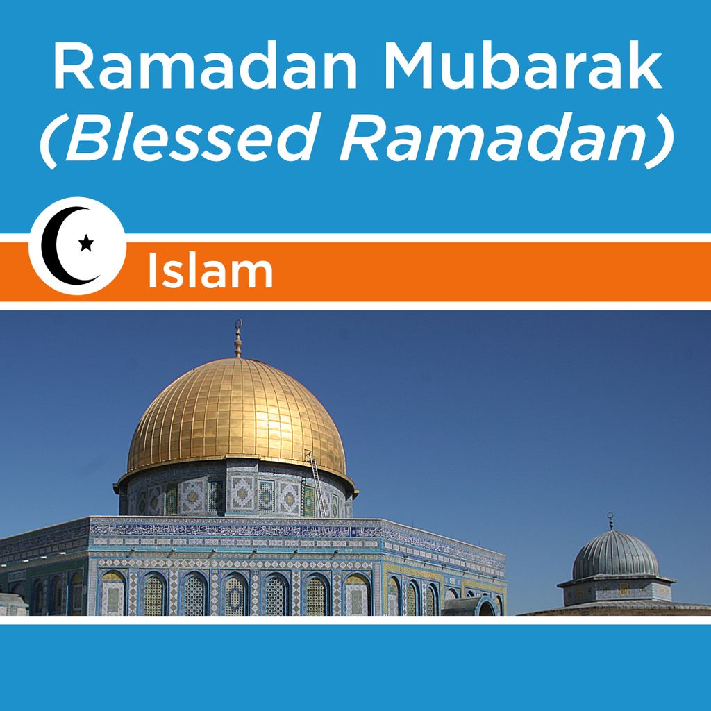 Ramadan Mubarak to all those who will soon begin to observe this month of Fasting in our communities.