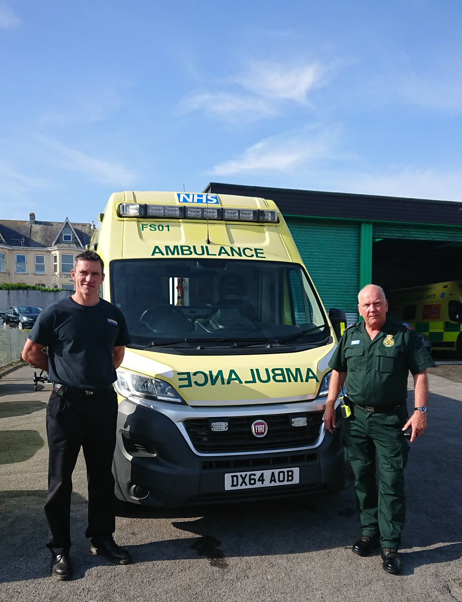 We would like to welcome our colleagues from <a href="/CornwallFRS/">Cornwall Fire and Rescue Service</a> who from today will be working alongside @swasft clinicians providing the best clinical care to the people of Cornwall. Thank you.. #team999 #Covid19UK #jointservices..