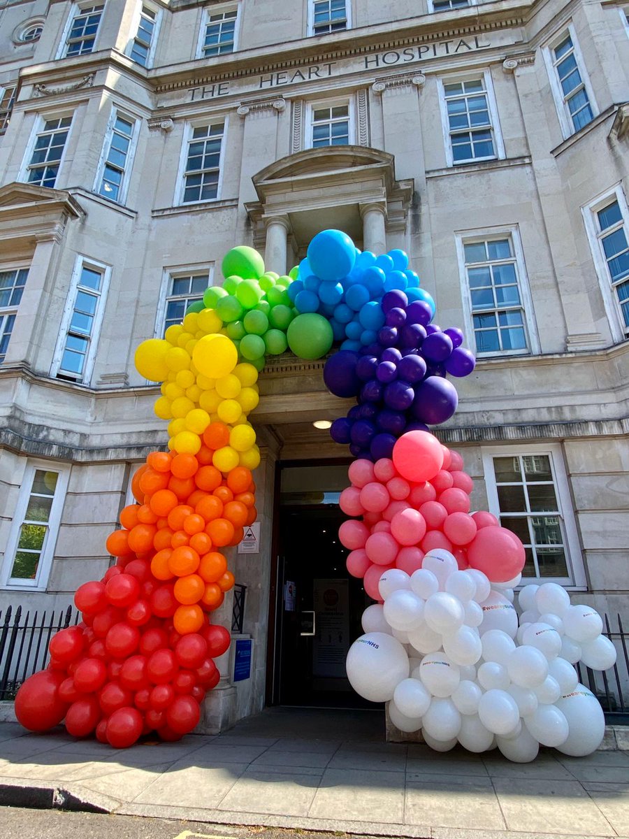 As many of you have spotted, beautiful floral and balloon installations are appearing outside our hospitals. On Thursdays, you #clapforourcarers. These are our thank you to you. Thanks @earlyhoursltd @3bubblegumgirls @illusiondcltd for creating them and being part of #OneTeam