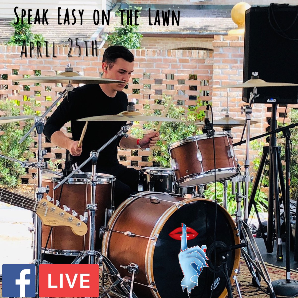 speakeasyyy_'s tweet photo. We’ve decided to do a social distancing Facebook live gig for y’all to watch this Saturday April 25th at 5 on our Facebook page, “Speak Easy” to add a little zest to quarentine 🤘🏻 

Stay inside ❤️

#livemusic  #speakeasy #supportlocalbr https://t.co/fV8xPbPbUK