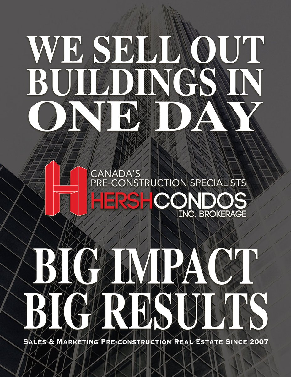 hershrealty's tweet photo. HEY DEVELOPERS! We’ve got great news, we sell out buildings in ONE DAY! During this time of social distancing we have developed incredible virtual strategies to ensure safety standards are complied with, while maintaining the integrity and excitement of the sales event. https://t.co/5juw7X3sq6
