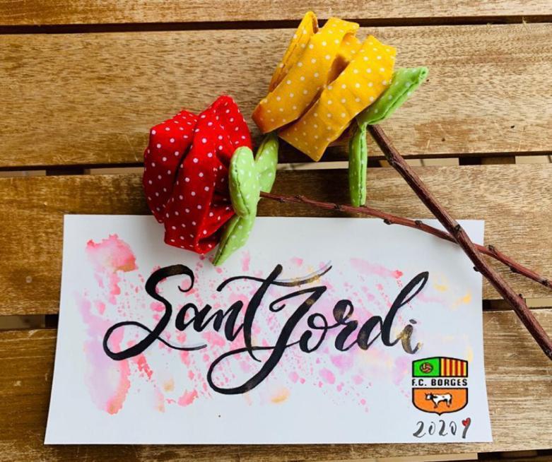 FC_BorgesBl's tweet photo. Des del @FC_BorgesBl, us desitgem una feliç diada de Sant Jordi a tots i totes. Us trobem molt a faltar!!! https://t.co/3KWGvK2Bnc