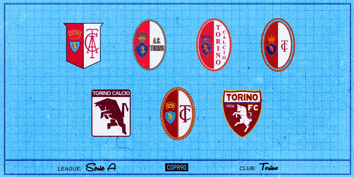 Italian Football Club Torino were founded in Turin, Piedmont, in 1906. The club’s logo is deeply rooted in the symbolism of their home city. The city’s coat of arms is the raging bull and Torino literally means ‘young bull’. Their nickname is also ‘Il Toro’, meaning ‘The Bull’.