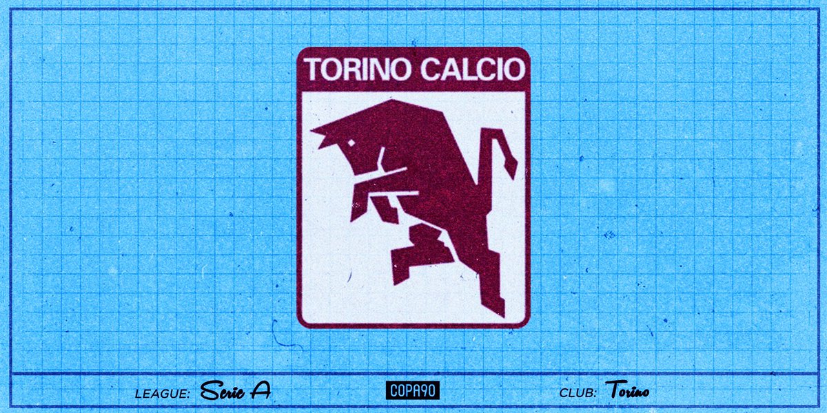 In the 1980s, the Torino badge was square in shape with a stylised bull and the words ‘Torino Calcio’. This badge is still held in high regard by the fans, and in 2013 it was voted by the readers of Guerin Sportivo as the most beautiful club logo of all time.