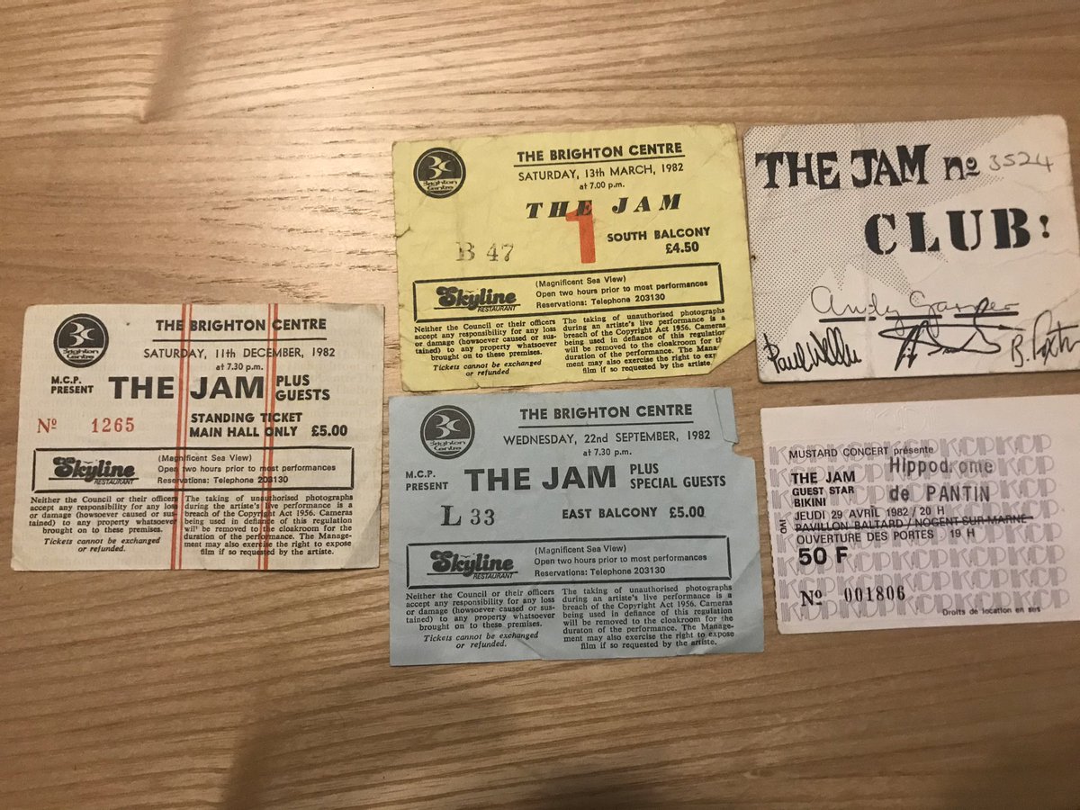 andy_devon1's tweet photo. @LongLiveTheJam  going through some old memorabilia https://t.co/YhnuGdC1We