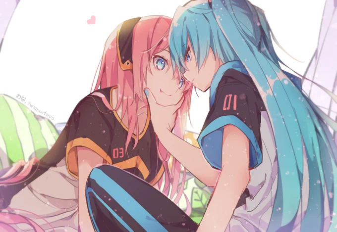 #絵描き繫がれ
回ってきてビックリ。疾風さん(@sippuu2)からいただきました!アンカーで失礼いたします。
ミクルカ再掲。 