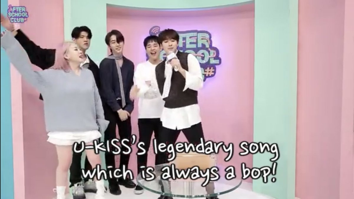 CherryCindyy's tweet photo. @arirang_ASC @kevinwoo91 @KARD_Official U-KISS’ song is always a bop indeed 🤣👌🏼 Yay for Kevin! BM did well too ☺️ #BehindASC #StaySafe_ASC https://t.co/q4nhRQRyJI