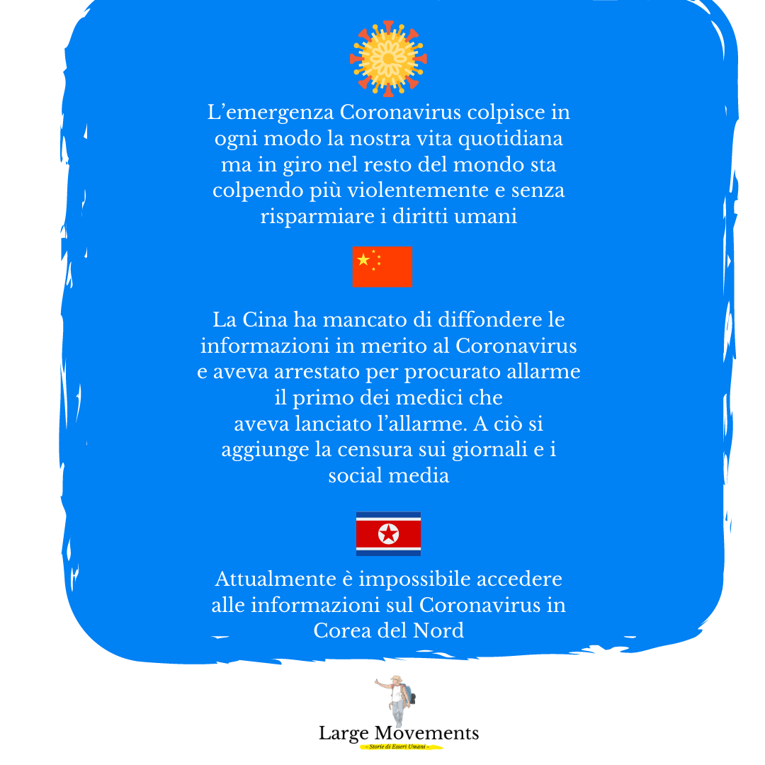 largemovements's tweet photo. L’emergenza #Coronavirus colpisce in ogni modo la nostra vita quotidiana ma in giro nel resto del mondo sta colpendo più violentemente e senza risparmiare i diritti umani
Ne parliamo con Martina Bossi nel suo ultimo articolo!
https://t.co/H7fbR2xmqj https://t.co/r7C1SpCFXb