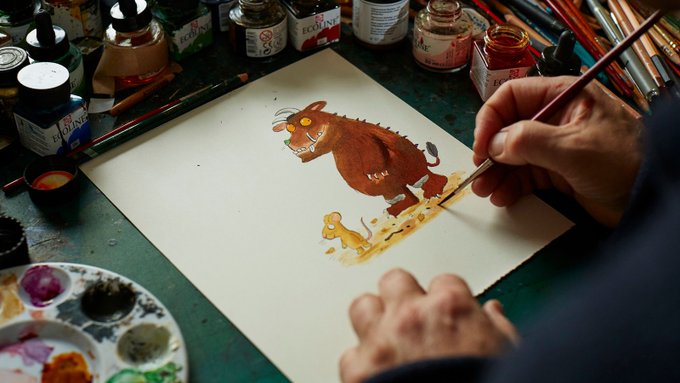 BL_Learning's tweet photo. If you could become a character in any children’s book, which would it be?

This @WorldBookNight take a peek at #DiscoveringChildrensBooks: full of stories, pictures and poetry, plus lots of book-inspired creative activities. https://t.co/9Idw2PsRy9

© Axel Scheffler 1999. https://t.co/wSo1s3lHiy
