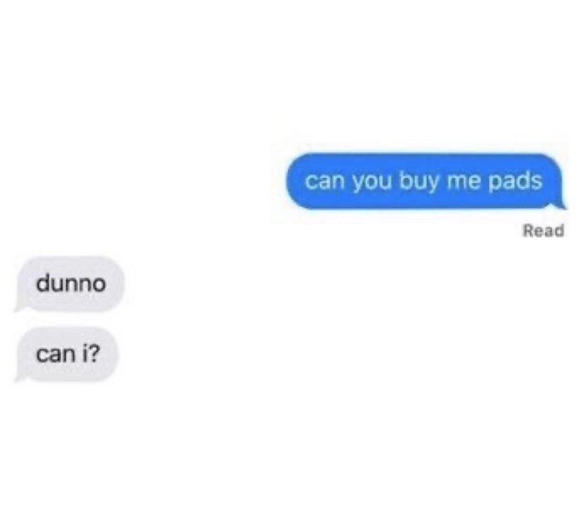 spn characters as the can you buy me pads texts