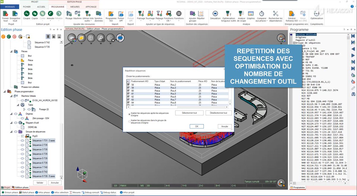 [#InfoTechnique de la semaine] VIDEO
Production unitaire/multiple sans Reprogrammer
🔗 hxgn.biz/2VNiJBX 

Découvrez comment augmenter votre capacité de production en quelques clics sans avoir à reprogrammer, NCSIMUL 4CAM

#MakeProductionSmarter #MakeitSmarter #Optimisation