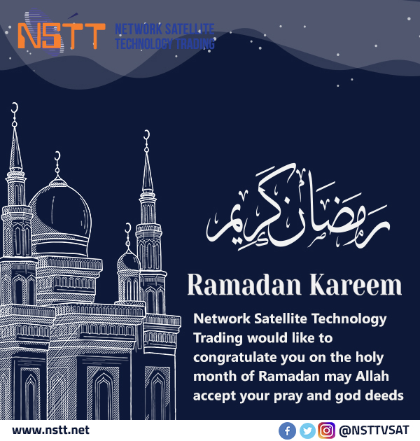 <a href="/NSTT_Vsat/">NSTT</a> would like to congratulate you on the holy month of #Ramadan may Allah accept your pray and god deeds.
