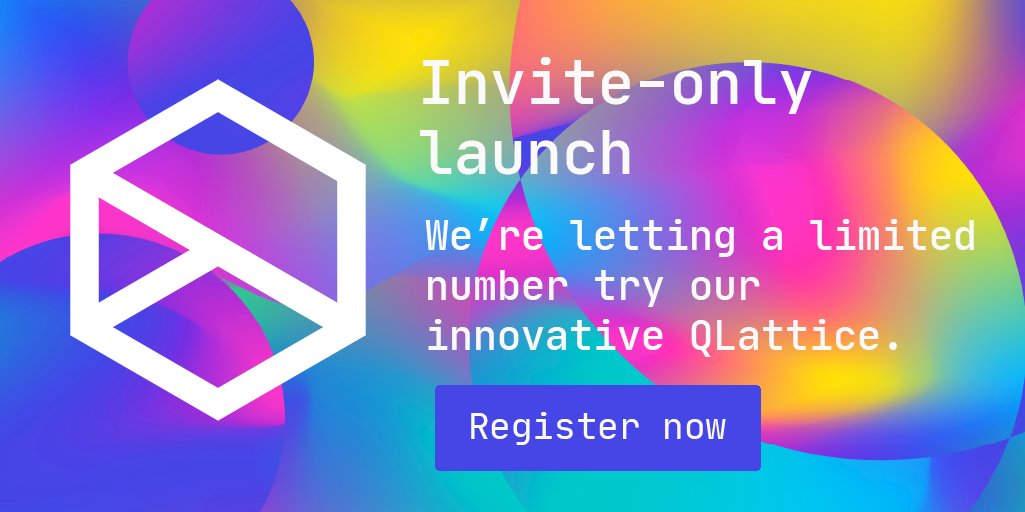 AbzuAI's tweet image. We’re letting a limited number try our innovative QLattice, which builds learnings on experience instead of data. Will it be you?
abzu.ai/sign-up
#abzu #qlattice #ai #artificialintelligence #machinelearning #productlaunch #announcement #whatareqwaitingfor