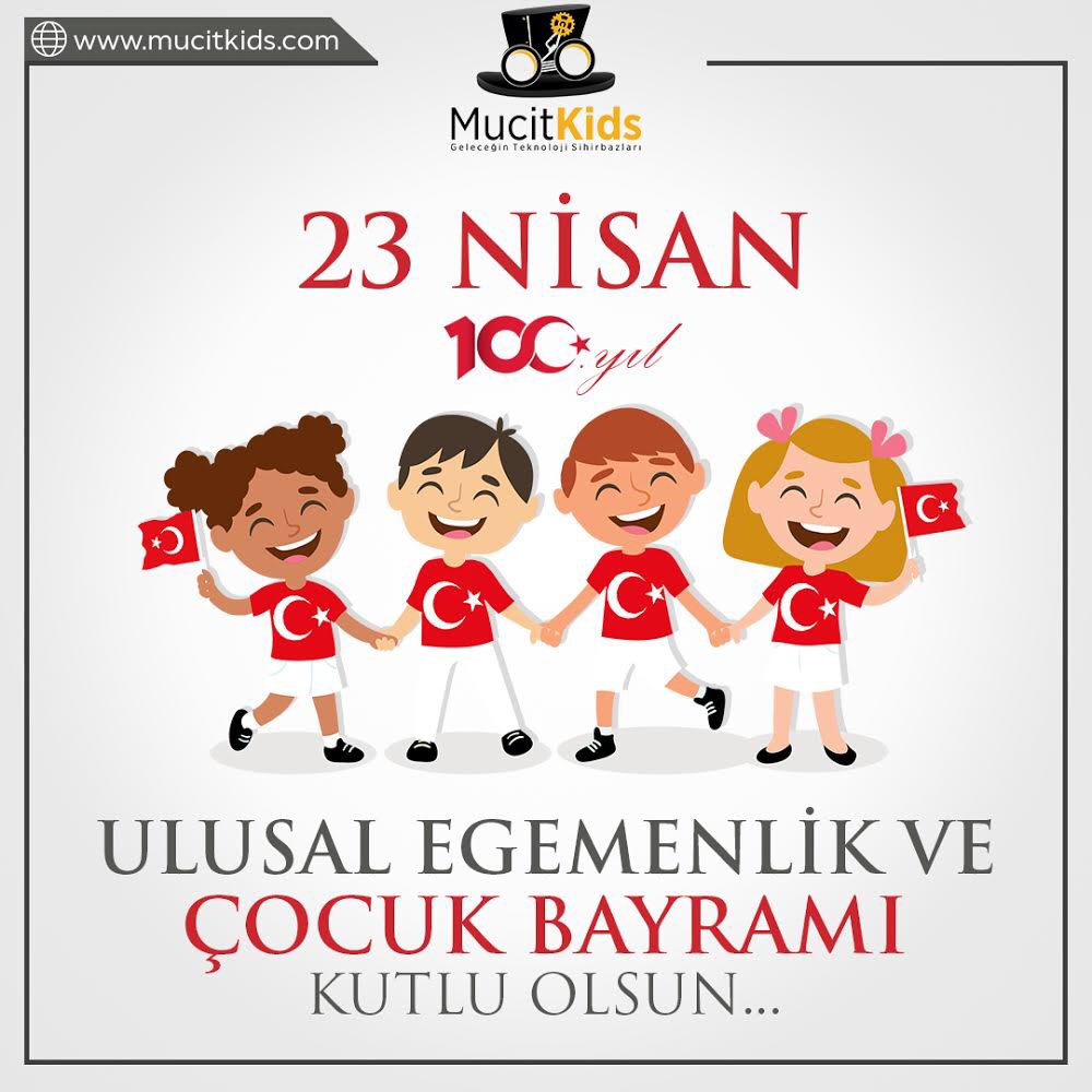 🇹🇷🇹🇷23 Nisan Ulusal Egemenlik Ve Çocuk Bayramımızın 100.yılı Kutlu Olsun 🇹🇷🇹🇷
#23nisan #23nisanulusalegemenlikveçocukbayramı
#kodlama #bursa #çocuk #maker #diy #tasarım #3dtasarım #robotik #sanalgerçeklik #hologram #bursacocuk #anneçocukgelişimi #bursamaker #mucitkids #mucitmekan