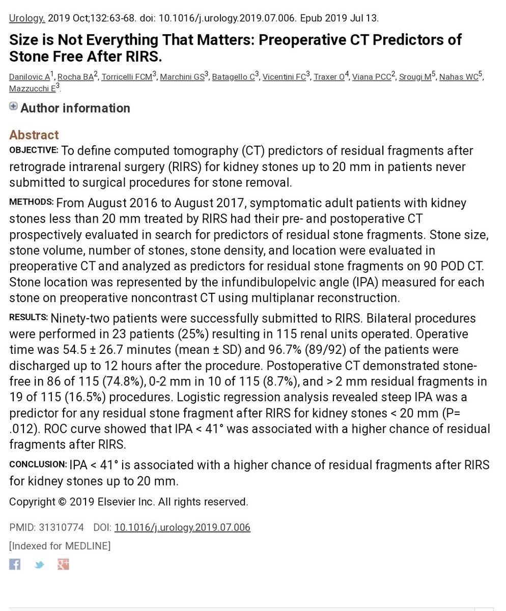 Fabio Vicentini 🇧🇷 (@vicentiniuro) on Twitter photo <a href="/GuidoGiusti/">Guido Giusti</a> <a href="/NakadaSteve/">Steve Nakada</a> <a href="/JEndourology/">Journal of Endourology</a> <a href="/sproietti81/">Silvia Proietti</a> <a href="/mario_sofer/">Mario Sofer</a> <a href="/mariobasulto/">Mario Basulto-Martínez</a> <a href="/GSaitta88/">Giuseppe Saitta</a> <a href="/yeowyy/">Yeow Yuyi</a> <a href="/IleniaRapallo/">IleniaRapallo</a> Very interesting <a href="/GuidoGiusti/">Guido Giusti</a>! We agree with the idea that IPA is an important factor for stone free. <a href="/DrAleDanilovic/">Alexandre Danilovic</a> concluded that IPA <41o negatively impact SFR for lower pole. <a href="/hospitalHCFMUSP/">Hospital das Clínicas de São Paulo</a> <a href="/TorricelliUro/">Fabio Torricelli</a> <a href="/GSMarchini/">Giovanni Marchini🇧🇷</a> <a href="/BatagelloUro/">Carlos Batagello, MD, PhD</a> <a href="/EduardoMazzucc1/">Eduardo Mazzucchi</a> <a href="/OTRAXER/">Olivier Traxer</a> <a href="/GuidoGiusti/">Guido Giusti</a> <a href="/NakadaSteve/">Steve Nakada</a> <a href="/JEndourology/">Journal of Endourology</a> <a href="/sproietti81/">Silvia Proietti</a> <a href="/mario_sofer/">Mario Sofer</a> <a href="/mariobasulto/">Mario Basulto-Martínez</a> <a href="/GSaitta88/">Giuseppe Saitta</a> <a href="/yeowyy/">Yeow Yuyi</a> <a href="/IleniaRapallo/">IleniaRapallo</a> Very interesting <a href="/GuidoGiusti/">Guido Giusti</a>! We agree with the idea that IPA is an important factor for stone free. <a href="/DrAleDanilovic/">Alexandre Danilovic</a> concluded that IPA <41o negatively impact SFR for lower pole. <a href="/hospitalHCFMUSP/">Hospital das Clínicas de São Paulo</a> <a href="/TorricelliUro/">Fabio Torricelli</a> <a href="/GSMarchini/">Giovanni Marchini🇧🇷</a> <a href="/BatagelloUro/">Carlos Batagello, MD, PhD</a> <a href="/EduardoMazzucc1/">Eduardo Mazzucchi</a> <a href="/OTRAXER/">Olivier Traxer</a>