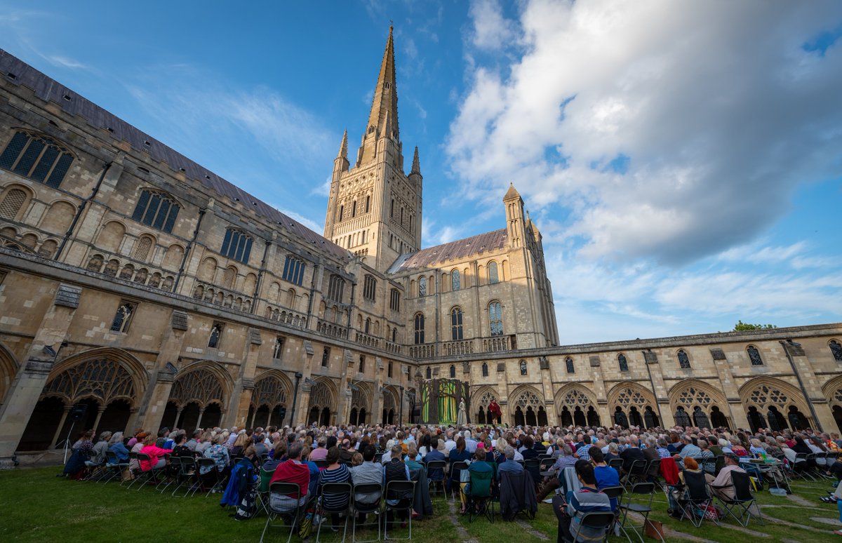 Nrw_Cathedral's tweet photo. To celebrate Shakespeare’s birthday, here’s a look back at our 2019 #Shakespeare Festival with #TLCMDream! We’re sad we won’t now be seeing @TLCMuk in the Cathedral’s cloisters this summer, but we're looking forward to welcoming the company back in summer 2021 with #TLCMMacbeth! https://t.co/sc8EqT3zs3